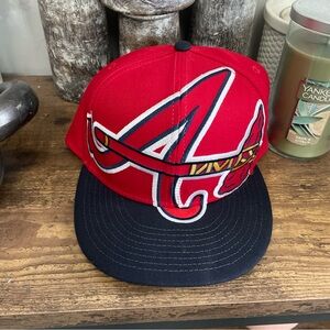 Atlanta Braves Hat Tomahawk Logo Fitted Cap SnapBack New Era 59Fifty On Field US